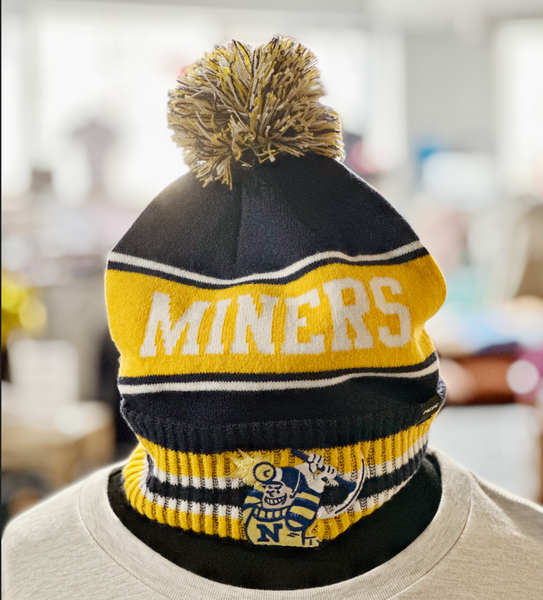 Negaunee Miners Spirit Pom Beanie