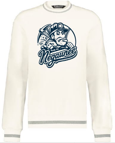 Vintage Negaunee Baseball Premium Crewneck Sweatshirt