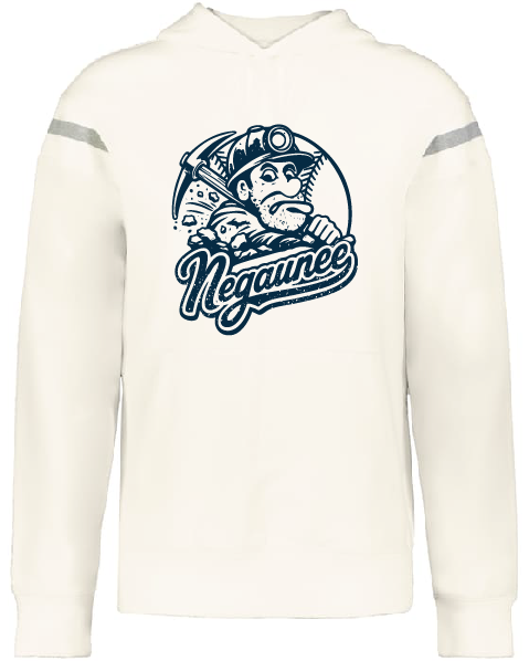Vintage Negaunee Baseball Premium Hooded Sweatshirt