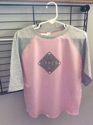 Diamond Upper Peninsula Baseball Tee