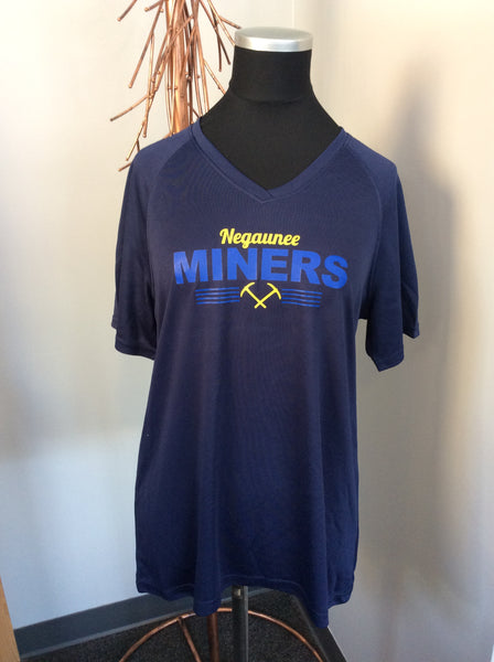 Negaunee Miners Ladies Wicking T-Shirt
