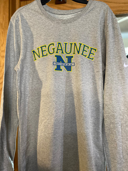 Negaunee Miners Nike Long Sleeve Tee