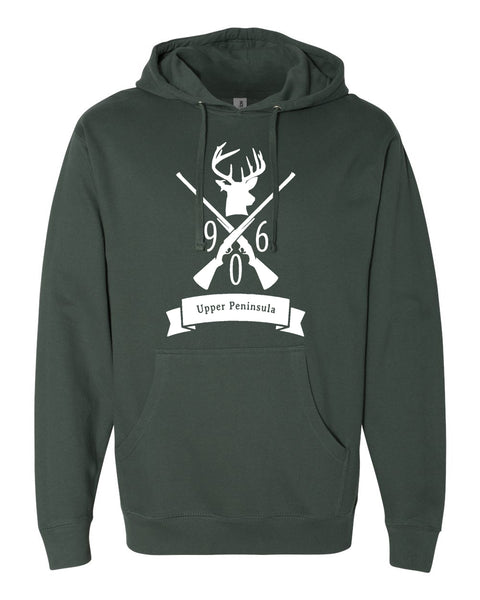 906 Deer Midweight Hooded Sweatshirt