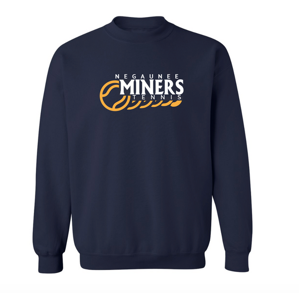 Negaunee Miners Tennis Crewneck