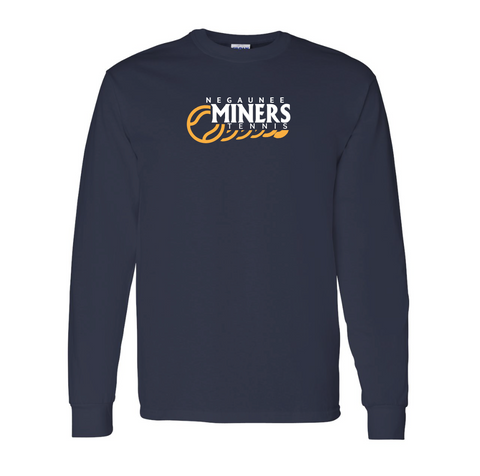 Negaunee Miners Tennis Long Sleeve T-Shirt