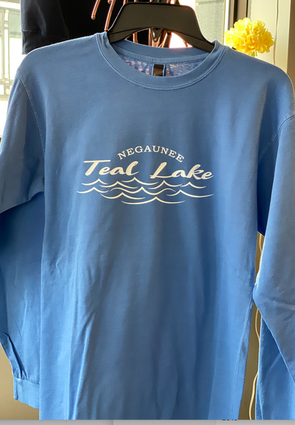Teal Lake Long Sleeve Tee