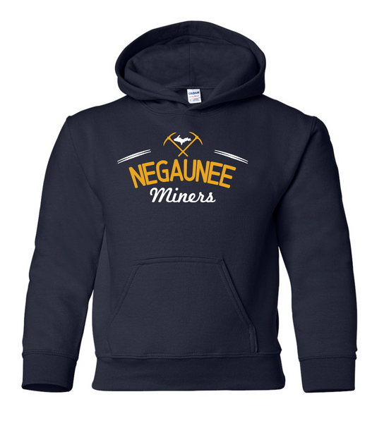 Negaunee Miners Youth Hooded Sweatshirt