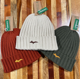 Embroidered UP Sustainable Cable Knit Beanie