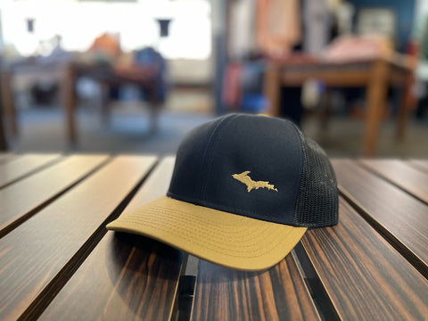 Embroidered UP Low-Pro Trucker Cap