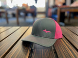 Embroidered UP Trucker Snapback Cap